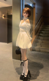 モデル：162cm（着用サイズ：FREE　着用カラー：IVO）