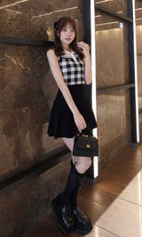モデル：162cm（着用サイズ：FREE　着用カラー：BLK）