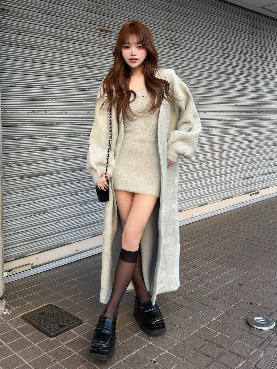 モデル：158cm（着用サイズ：FREE　着用カラー：GRY）