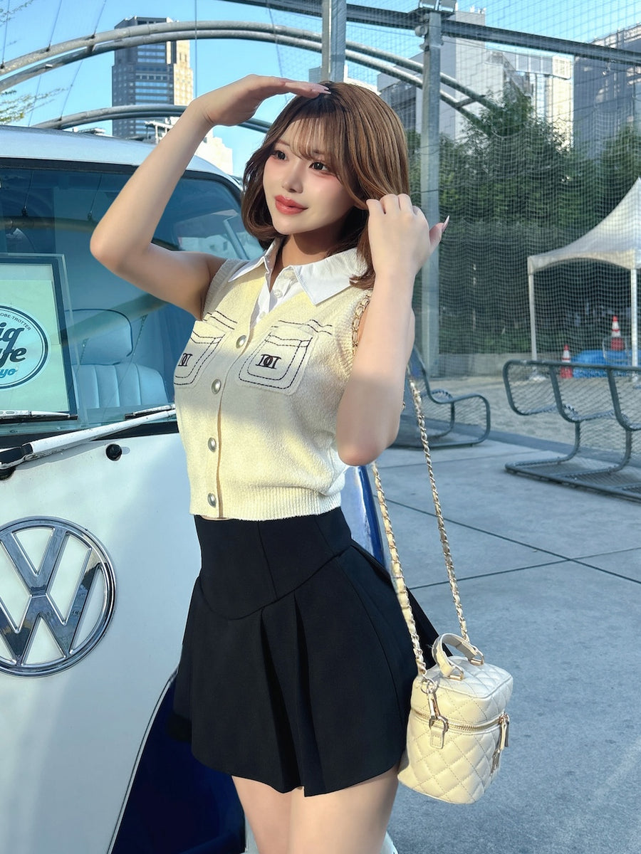 モデル：158cm（着用サイズ：FREE　着用カラー：IVO）