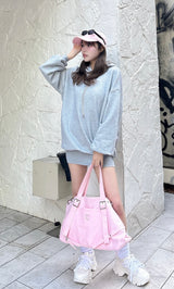 カラーラメスウェットミニワンピース – Darich (ダーリッチ)