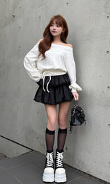 Darich♡新品ウエストデザインビジューオフショルダートップス【Ｆ】 ウエストデザインビジューオフショルダートップス – Darich
