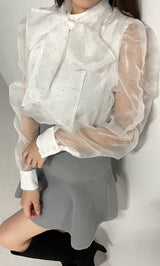 モデル：158cm（着用サイズ：FREE　着用カラー：WHT）