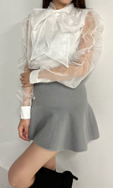 モデル：158cm（着用サイズ：FREE　着用カラー：GRY）