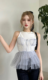 モデル：165cm（着用サイズ：FREE　着用カラー：WHT）