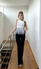 モデル：165cm（着用サイズ：FREE　着用カラー：WHT）