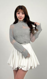 モデル：159cm（着用サイズ：FREE　着用カラー：GRY）