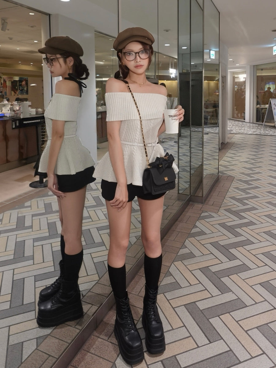モデル：163cm（着用サイズ：FREE　着用カラー：IVO）