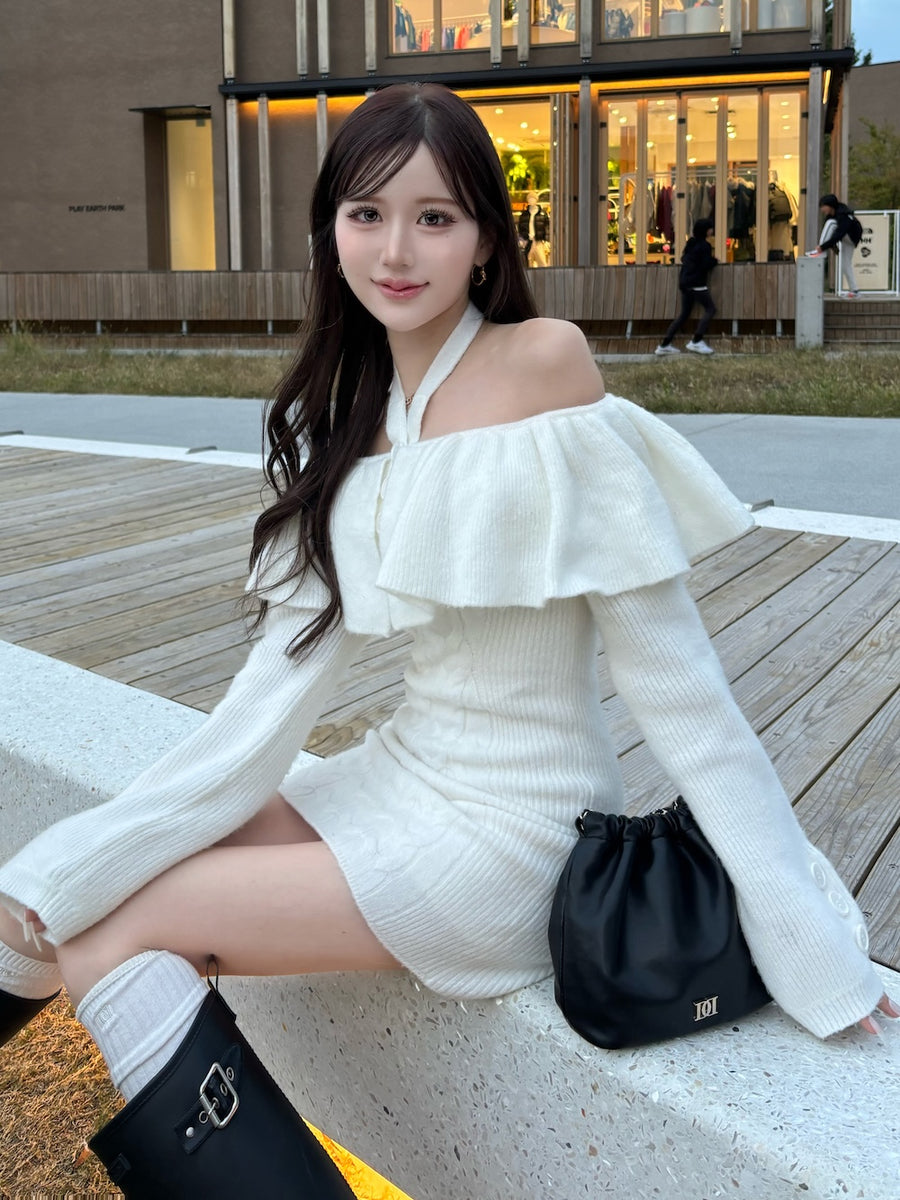 モデル：165cm（着用サイズ：FREE　着用カラー：IVO）