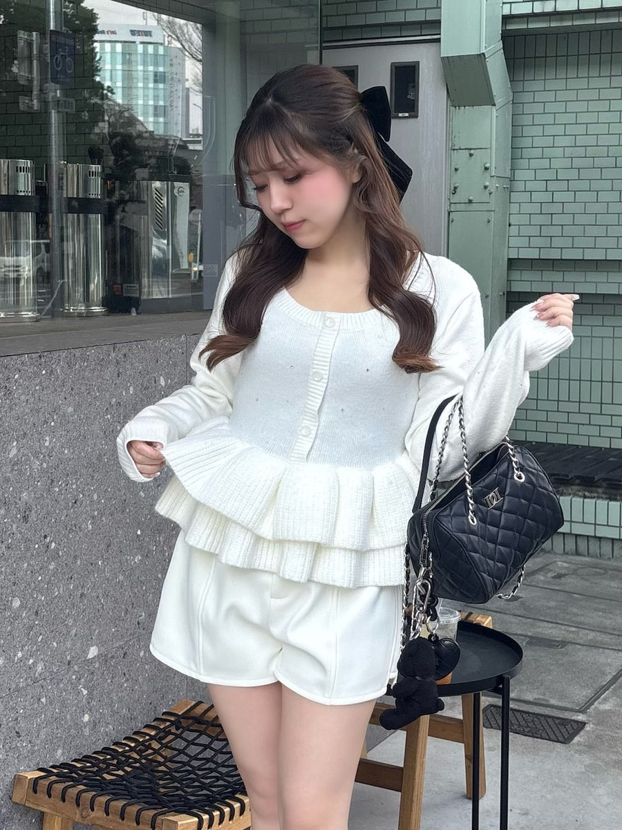 モデル：151cm（着用サイズ：FREE　着用カラー：WHT）