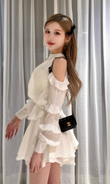 モデル：165cm（着用サイズ：FREE　着用カラー：WHT）