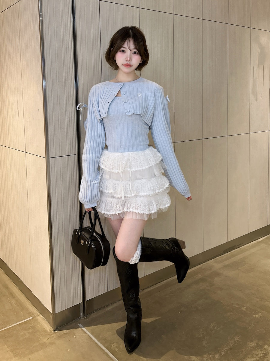 モデル：164cm（着用サイズ：FL　着用カラー：WHT）