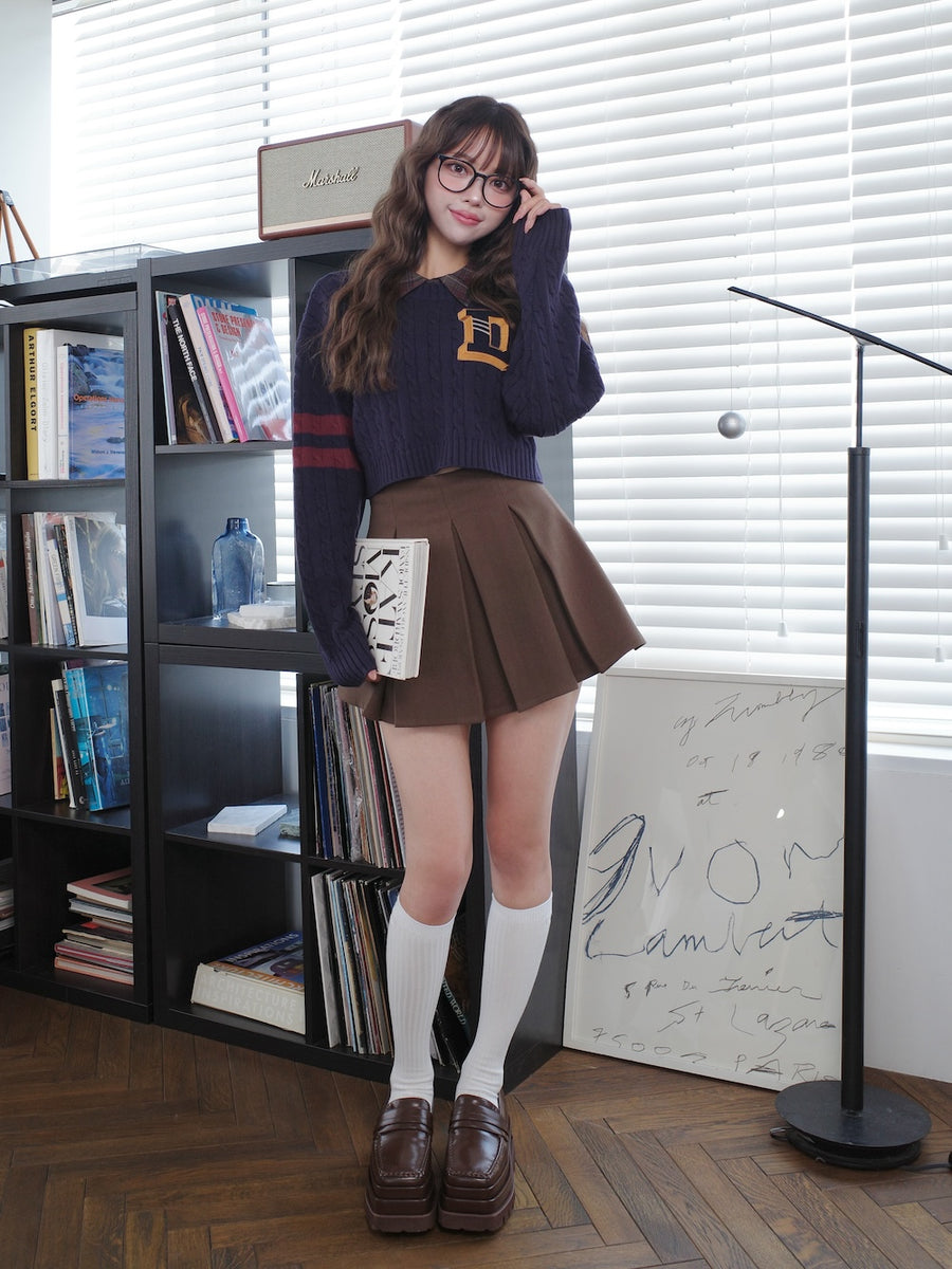 モデル：163cm（着用サイズ：S　着用カラー：BRN）