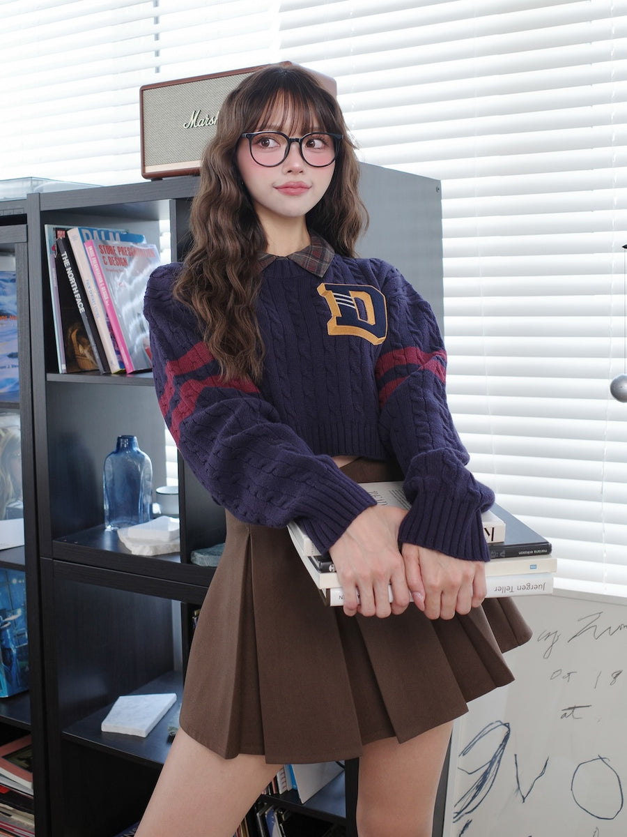 モデル：163cm（着用サイズ：S　着用カラー：BRN）
