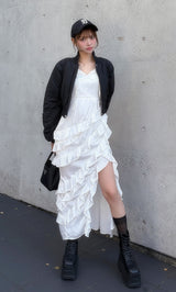 モデル：163cm（着用サイズ：FREE　着用カラー：WHT）