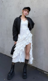 モデル：163cm（着用サイズ：FREE　着用カラー：WHT）