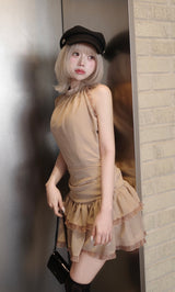 モデル：155cm（着用サイズ：FREE　着用カラー：BEG）