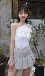 モデル：163cm（着用サイズ：FREE　着用カラー：GRY）