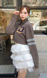モデル：166cm（着用サイズ：FREE　着用カラー：GRY）