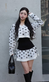 モデル：158cm（着用サイズ：FREE　着用カラー：WHT）