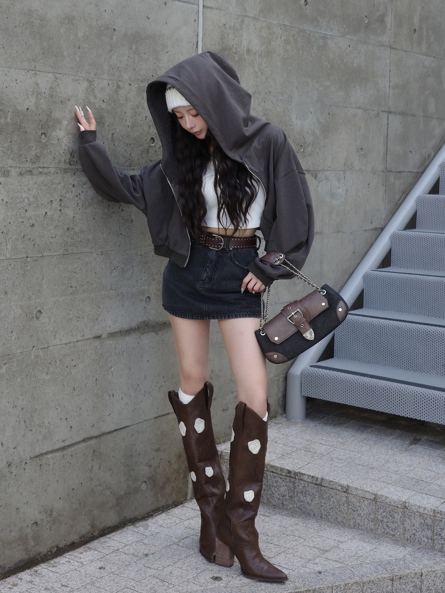 モデル：158cm（着用サイズ：FREE　着用カラー：C-GRY）