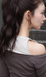 モデル：158cm（着用サイズ：FREE　着用カラー：C-GRY）