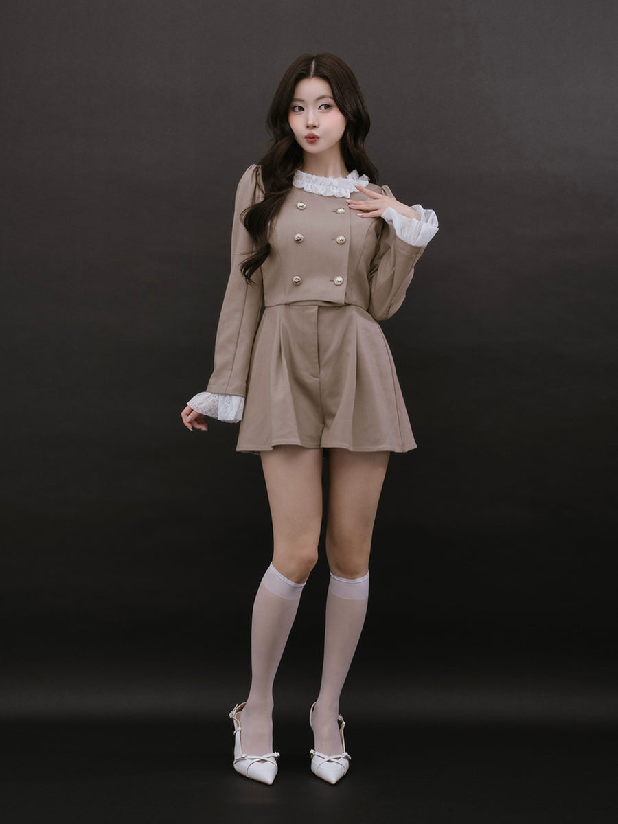 モデル：164cm（着用サイズ：FREE　着用カラー：BEG）