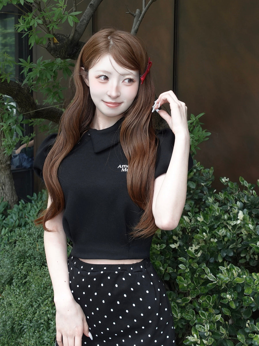 モデル：161cm（着用サイズ：FREE　着用カラー：BLK）