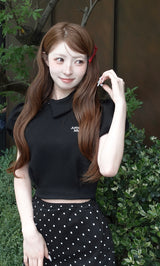 モデル：161cm（着用サイズ：FREE　着用カラー：BLK）