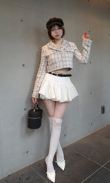 モデル：164cm（着用サイズ：FL　着用カラー：WHT）