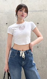 モデル：163cm（着用サイズ：FREE　着用カラー：WHT）