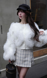 モデル：158cm（着用サイズ：S　着用カラー：MIX）