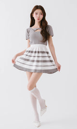 モデル：164cm（着用サイズ：FREE　着用カラー：GRY）