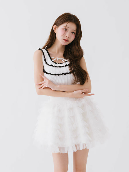 3-Way Tulle Mini Dress