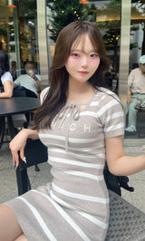 モデル：161cm（着用サイズ：FREE　着用カラー：GRY）
