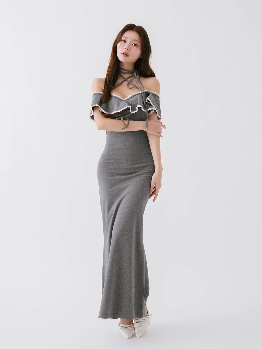 モデル：164cm（着用サイズ：FREE　着用カラー：GRY）