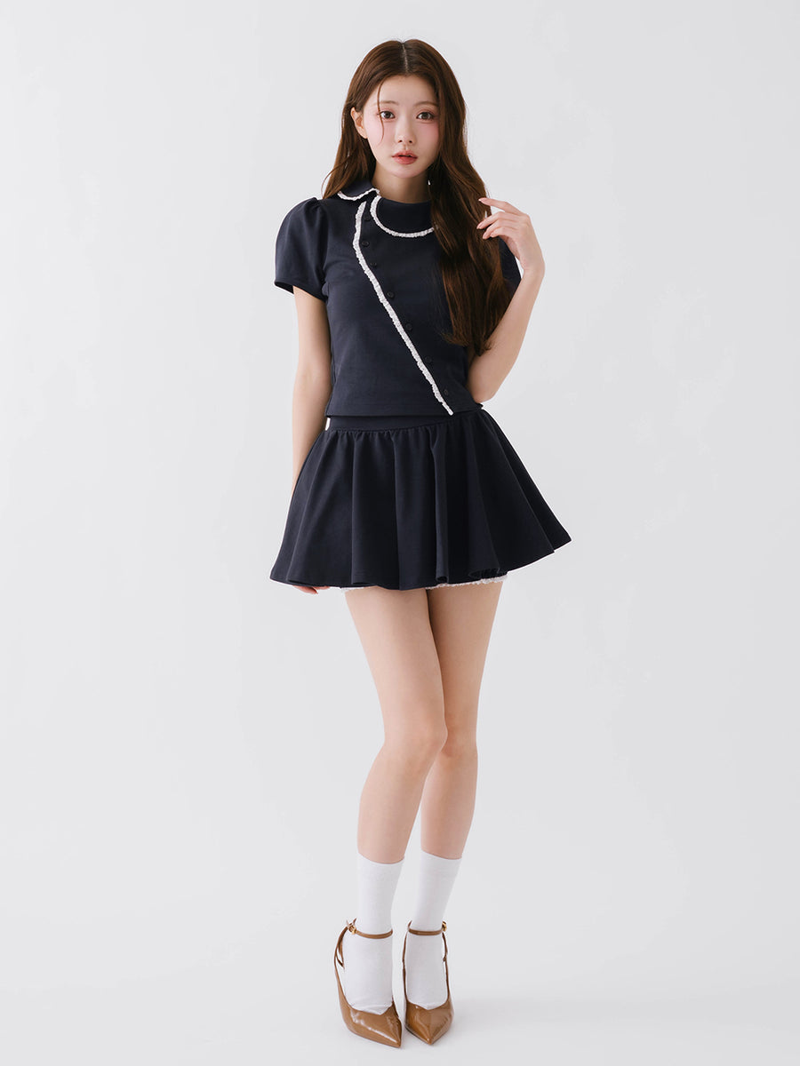 モデル：164cm（着用サイズ：FREE　着用カラー：NVY）