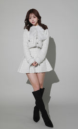 モデル：158cm（着用サイズ：FREE　着用カラー：WHT）