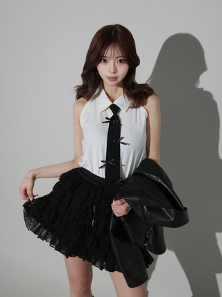 モデル：158cm（着用サイズ：FREE　着用カラー：WHT）