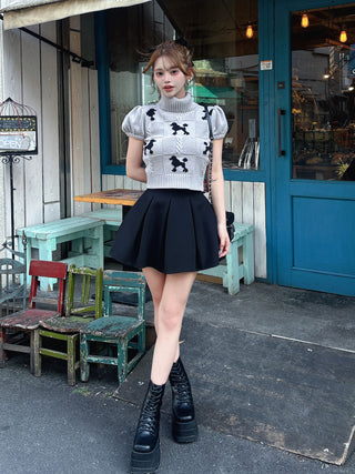 モデル：158cm（着用サイズ：FREE　着用カラー：GRY）
