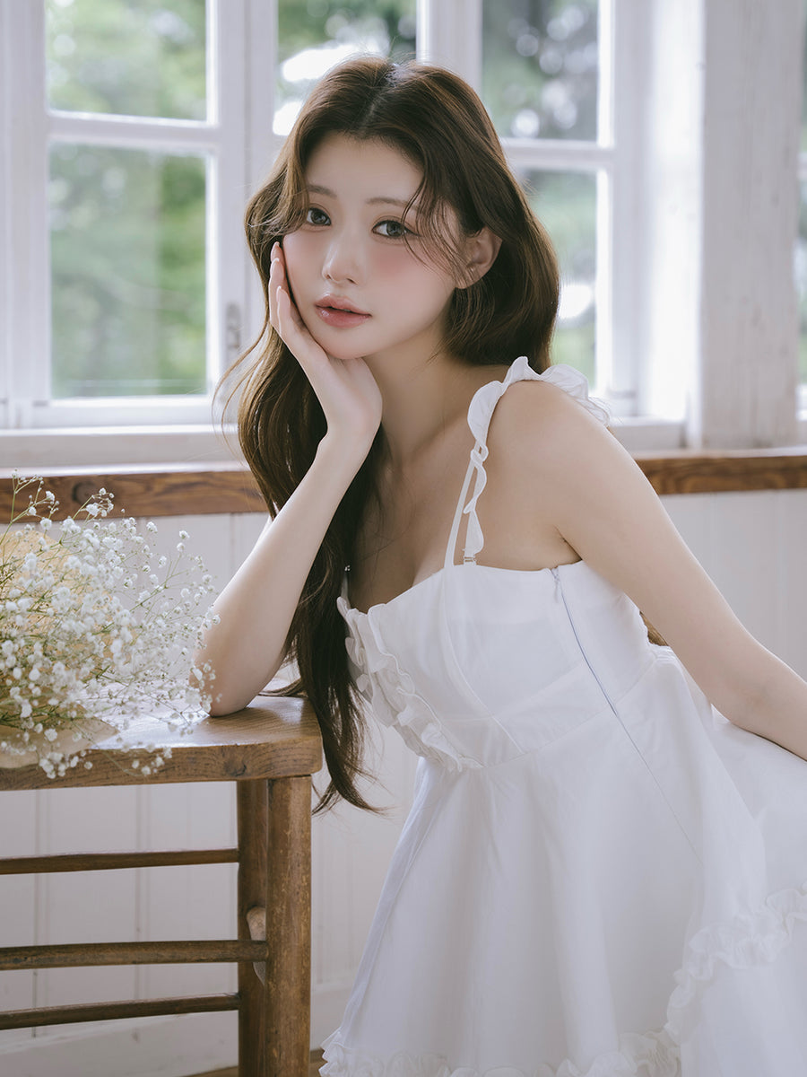 モデル：164cm（着用サイズ：FREE　着用カラー：WHT）