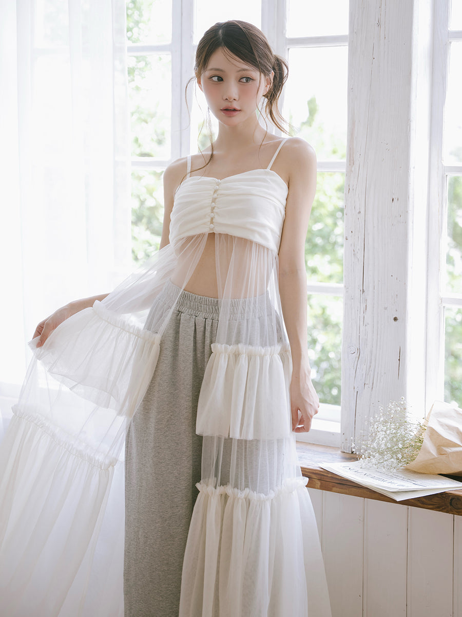 モデル：164cm（着用サイズ：FREE　着用カラー：IVO）