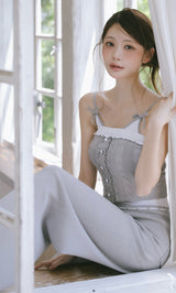 モデル：164cm（着用サイズ：FREE　着用カラー：GRY）