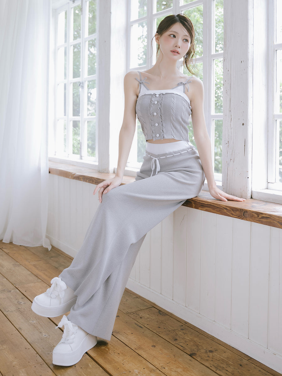 モデル：164cm（着用サイズ：FREE　着用カラー：GRY）