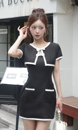 モデル：158cm（着用サイズ：FREE　着用カラー：BLK）