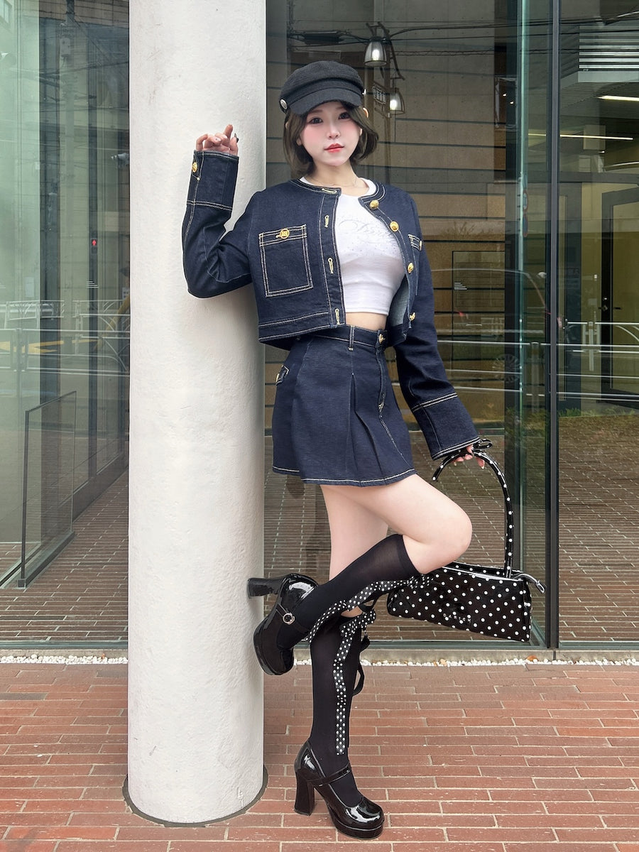 モデル：164cm（着用サイズ：M　着用カラー：IND）