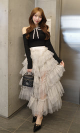 リボンビジューアメスリニットトップス – Darich (ダーリッチ)