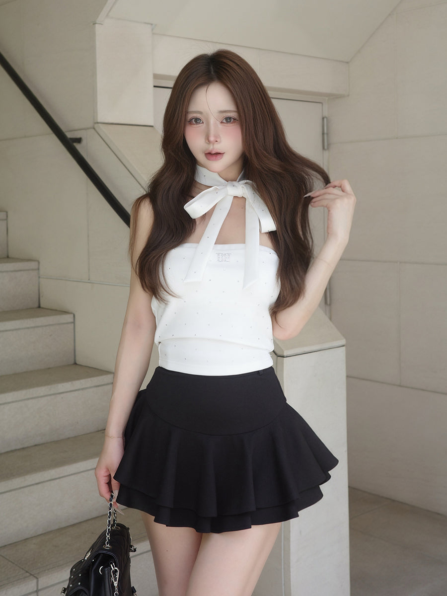 モデル：158cm（着用サイズ：FREE　着用カラー：WHT）