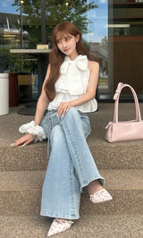 モデル：161cm（着用サイズ：FREE　着用カラー：WHT）