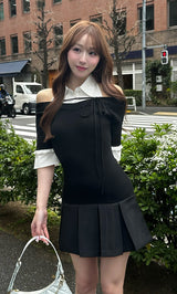 モデル：156cm（着用サイズ：FREE　着用カラー：BLK）
